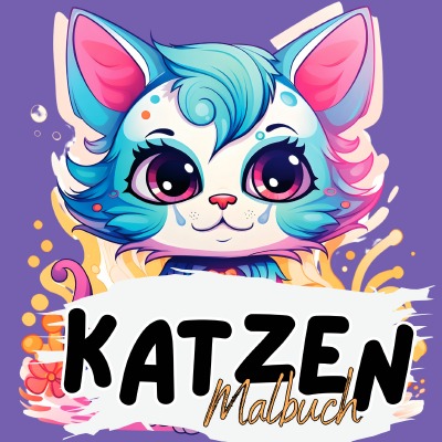 'Cover von Katzen Malbuch'-Cover