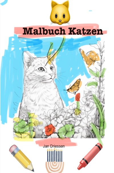 'Cover von Malbuch Katzen'-Cover