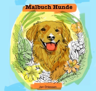 'Cover von Malbuch Hunde'-Cover