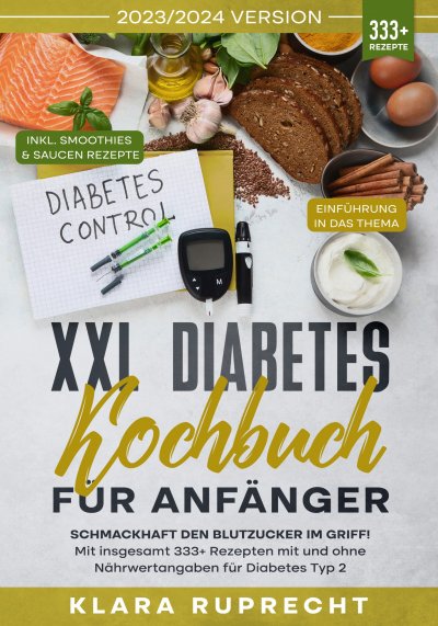 'Cover von XXL Diabetes Kochbuch für Anfänger'-Cover