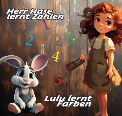 'Cover von Herr Hase lernt Zahlen – Lulu lernt Farben'-Cover