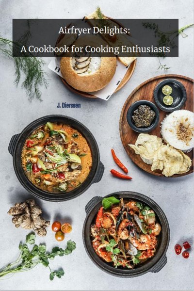 'Cover von Airfryer Delights: A Cookbook for cooking Enthusiats'-Cover