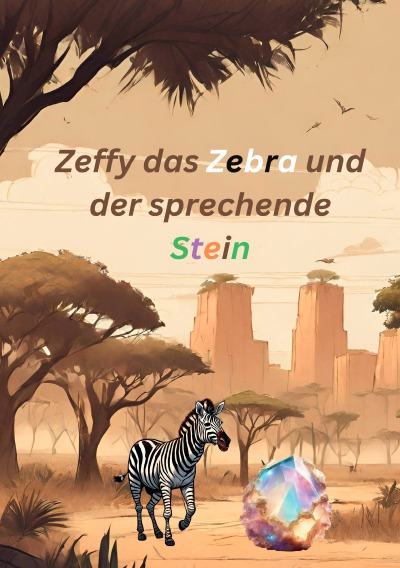 'Cover von Zeffy das Zebra und der sprechende Stein'-Cover