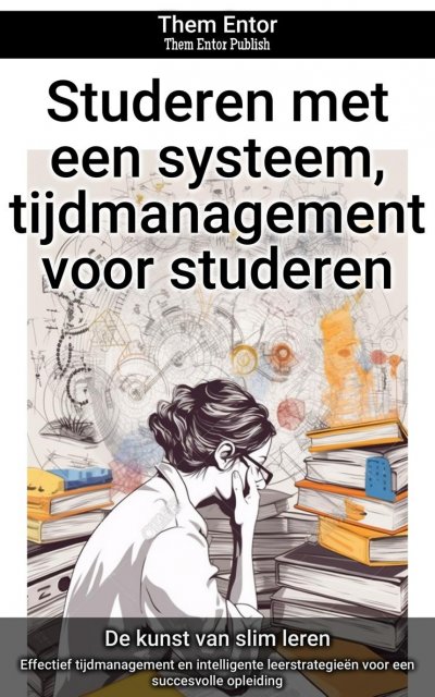 'Cover von Studeren met een systeem, tijdmanagement voor studeren'-Cover