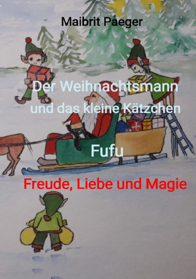 'Cover von Der Weihnachtsmann und das kleine Kätzchen Fufu'-Cover