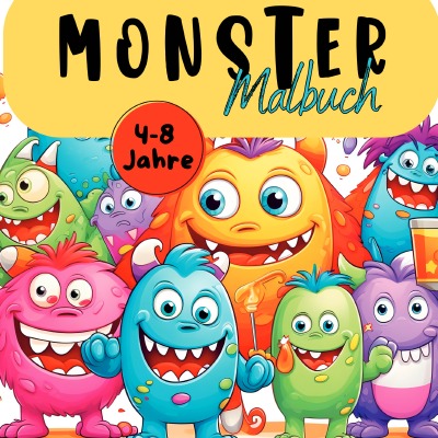 'Cover von Monster Malbuch'-Cover