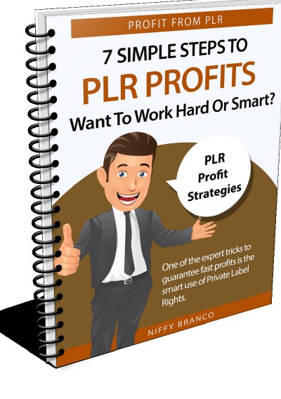 'Cover von 7 Simple Steps to PLR Profits'-Cover