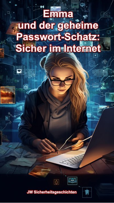 'Cover von Emma und der geheime Passwort-Schatz- Sicher im Internet'-Cover