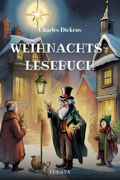 'Cover von Charles Dickens Weihnachtslesebuch'-Cover