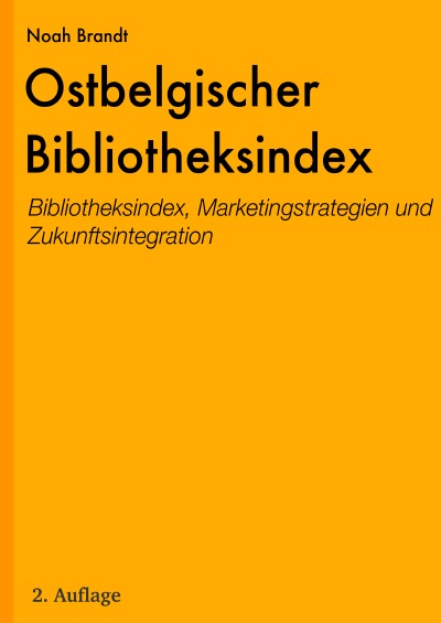 'Cover von Ostbelgischer Bibliotheksindex'-Cover