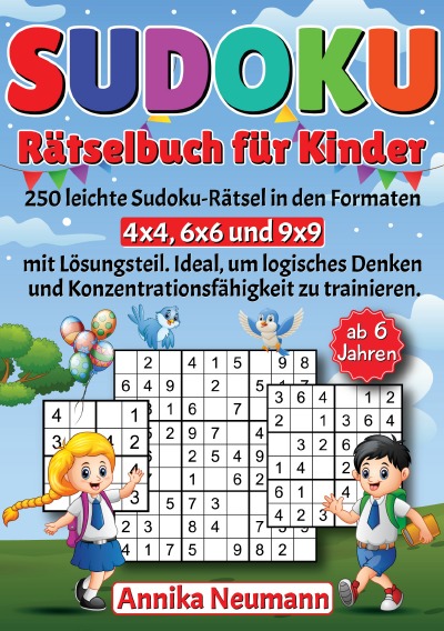 'Cover von Sudoku Rätselbuch für Kinder ab 6 Jahren'-Cover