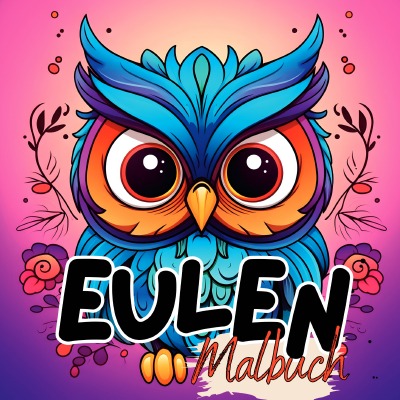 'Cover von Eulen Malbuch'-Cover