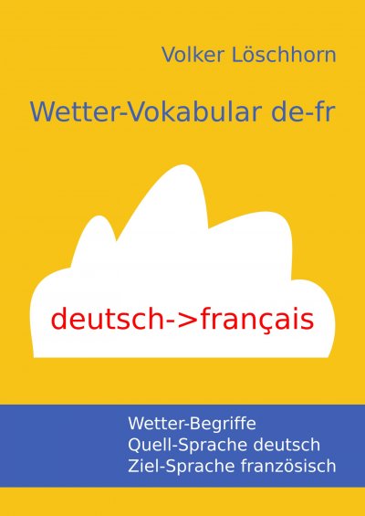 'Cover von Wetter-Vokabular de-fr'-Cover