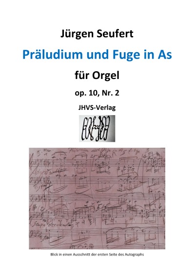 'Cover von Präludium und Fuge in As für Orgel, op. 10, Nr. 2'-Cover