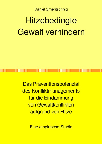 'Cover von Hitzebedingte Gewalt verhindern.'-Cover