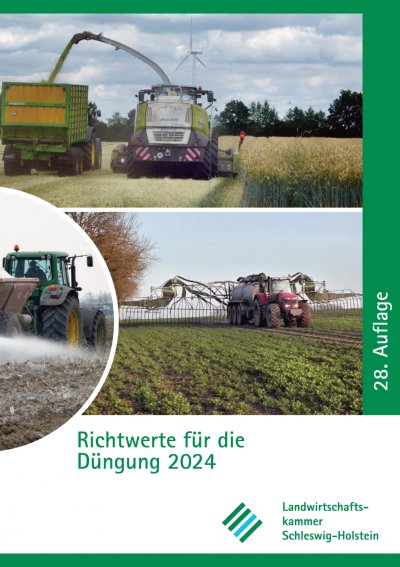 'Cover von Richtwerte für die Düngung 2024'-Cover