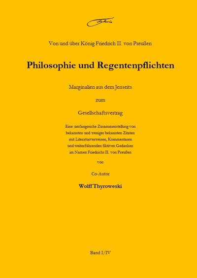 'Cover von Philosophie und Regentenpflichten'-Cover