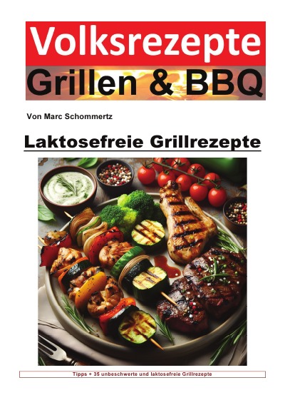 'Cover von Volksrezepte Grillen und BBQ – Laktosefreie Grillrezepte'-Cover