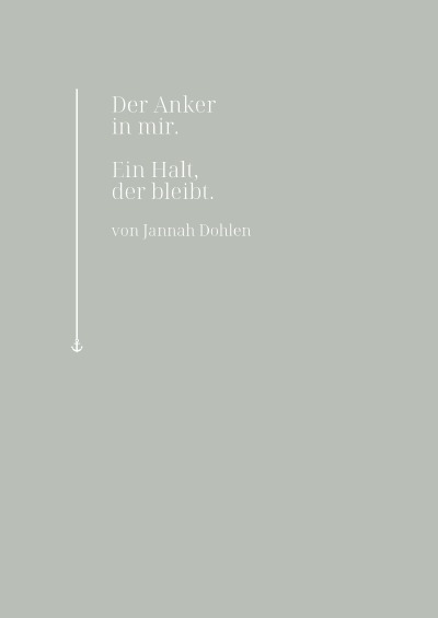 'Cover von Der Anker in mir – ein Halt, der bleibt.'-Cover