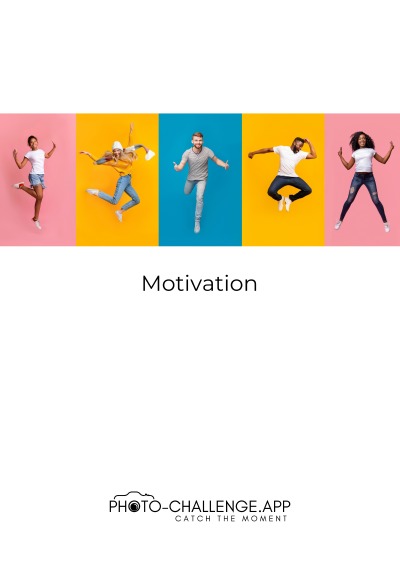 'Cover von Motivation Photo-Challenge – White Design mit Motivationssprüche'-Cover