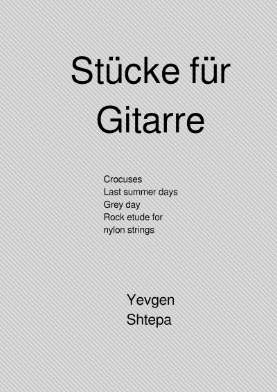 'Cover von Stücke für Gitarre'-Cover