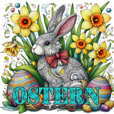 'Cover von Ostern Malbuch für Erwachsene'-Cover