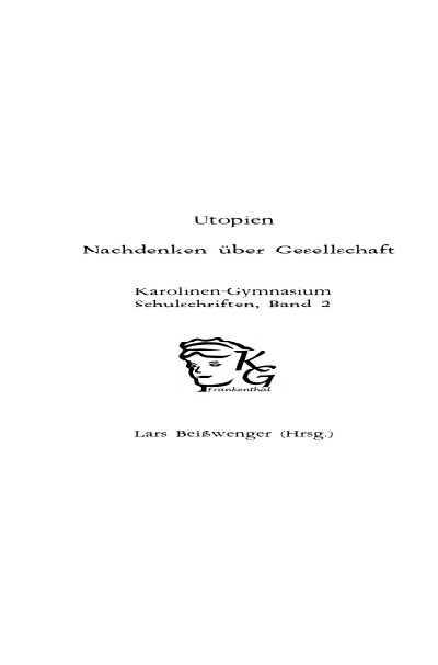 'Cover von Utopien – Nachdenken über Gesellschaft'-Cover