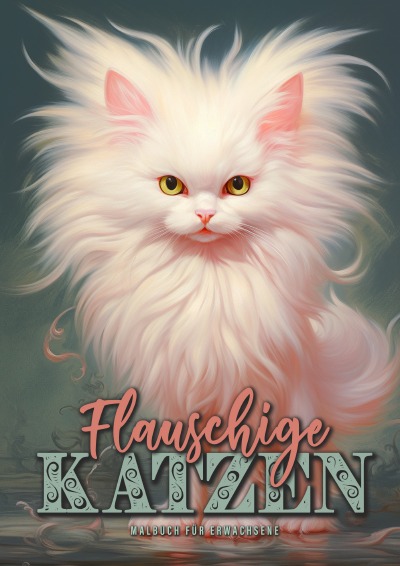 'Cover von Flauschige Katzen Malbuch für Erwachsene'-Cover