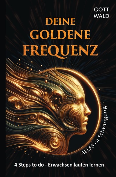 'Cover von Deine goldene Frequenz – Alles ist Schwingung I Frequenz des Universums: Dein Weg zur harmonischen Resonanz mit der kosmischen Energie'-Cover