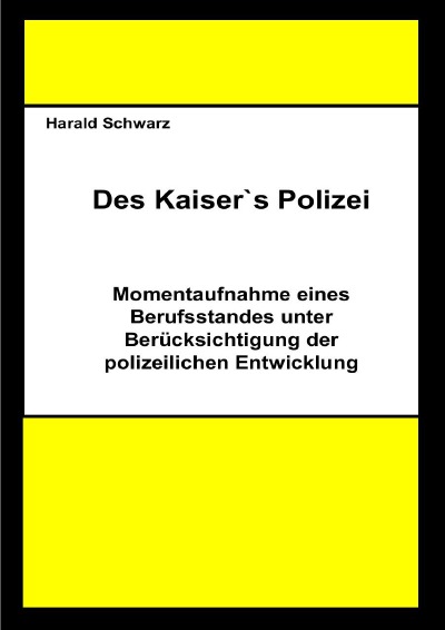 'Cover von Des Kaisers Polizei'-Cover