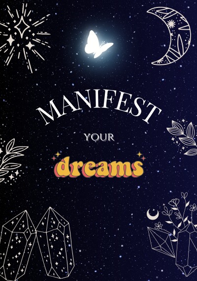 'Cover von Manifest your dreams – Notizbuch zum manifestieren nach der 3-6-9 Methode'-Cover