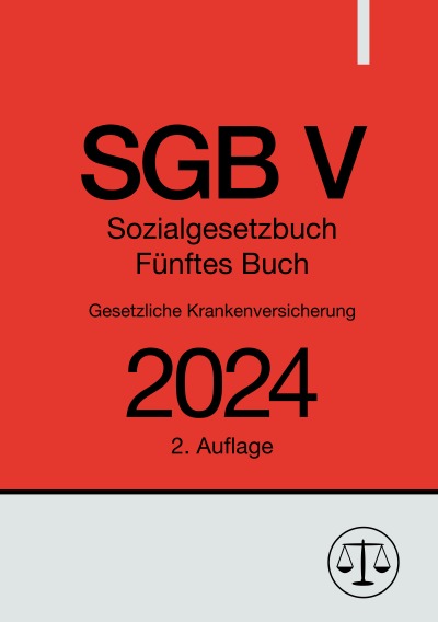 'Cover von Sozialgesetzbuch – Fünftes Buch – SGB V – Gesetzliche Krankenversicherung 2024'-Cover