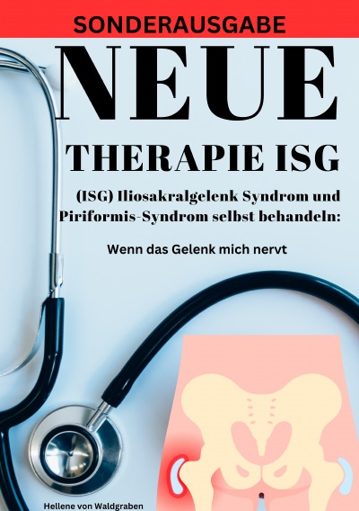 'Cover von NEUE THERAPIE ISG: (ISG) Iliosakralgelenk Syndrom und Piriformis-Syndrom selbst behandeln: Wenn das Gelenk mich nervt: Grundwissen – Neue Therapieansätze – Übungen -SONDERAUSGABE'-Cover