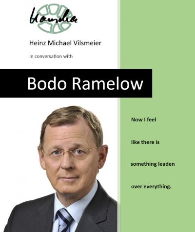 'Cover von Bodo Ramelow – Now I feel like there is something leaden over everything.'-Cover