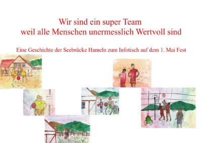 'Cover von Wir sind ein super Team  weil alle Menschen unermesslich Wertvoll sind'-Cover