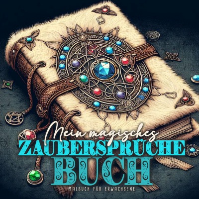 'Cover von Meine magisches Zaubersprüche Buch Malbuch für Erwachsene'-Cover