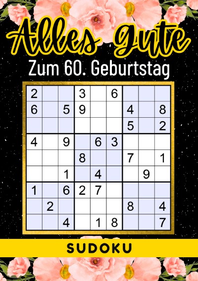 'Cover von 60 Geburtstag Geschenk | Alles Gute zum 60. Geburtstag – Sudoku'-Cover