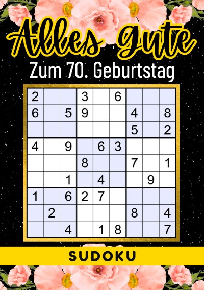 'Cover von 70 Geburtstag Geschenk | Alles Gute zum 70. Geburtstag – Sudoku'-Cover