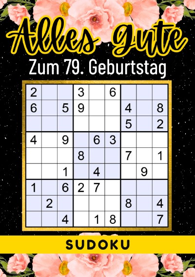 'Cover von 79 Geburtstag Geschenk | Alles Gute zum 79. Geburtstag – Sudoku'-Cover