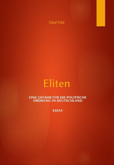 'Cover von Eliten  – Eine Gefahr für die politische  Ordnung in Deutschland'-Cover