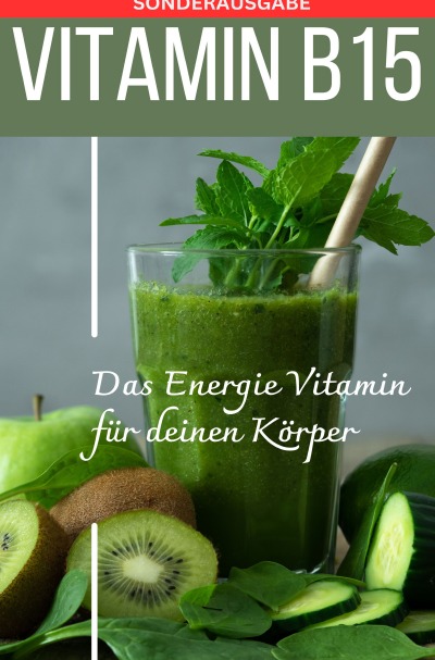 'Cover von VITAMIN B15 Das Energie Vitamin für deinen Körper – Das verkannte Heilmittel gegen Krankheiten und Entzündungen.: Bonus: Vitamin Tagebuch zum eintragen der täglichen Werte -SONDERAUSGABE MIT 3 VITAMINEN'-Cover