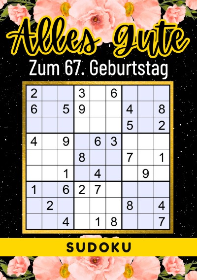 'Cover von 67 Geburtstag Geschenk | Alles Gute zum 67. Geburtstag – Sudoku'-Cover