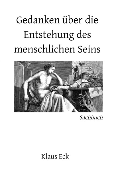 'Cover von Gedanken über die Entstehung des menschlichen Seins'-Cover