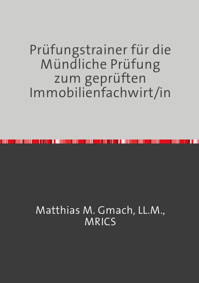 'Cover von Prüfungstrainer für die Mündliche Prüfung zum geprüften Immobilienfachwirt/in'-Cover