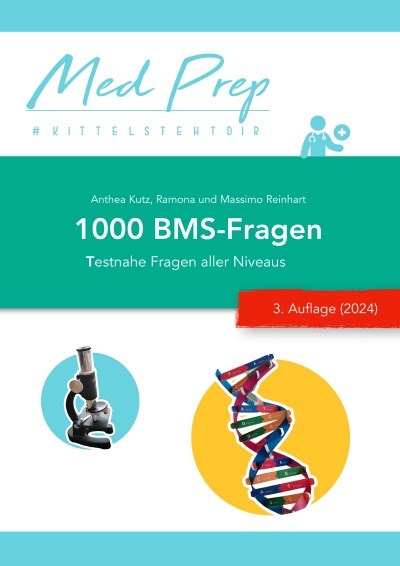 'Cover von 1000 BMS-Fragen für den MedAT (NEUE 3. Auflage)'-Cover