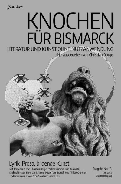 'Cover von Knochen für Bismarck No. 13 – Literatur und Kunst ohne Nutzanwendung'-Cover