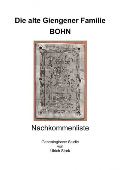 'Cover von Die alte Giengener Familie BOHN'-Cover