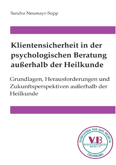 'Cover von Klientensicherheit in der psychologischen Beratung außerhalb der Heilkunde'-Cover