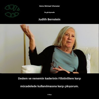 'Cover von Judith Bernstein – Dedem ve nenemin kaderinin Filistinlilere karşı mücadelede kullanılmasına karşı çıkıyorum.'-Cover