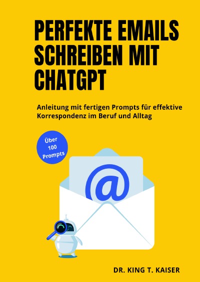 'Cover von Perfekte E-Mails schreiben mit ChatGPT'-Cover